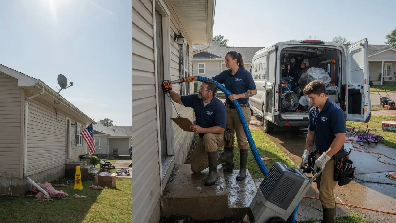 Ceiling Water Damage Restoration in Miltonvale, KS near me